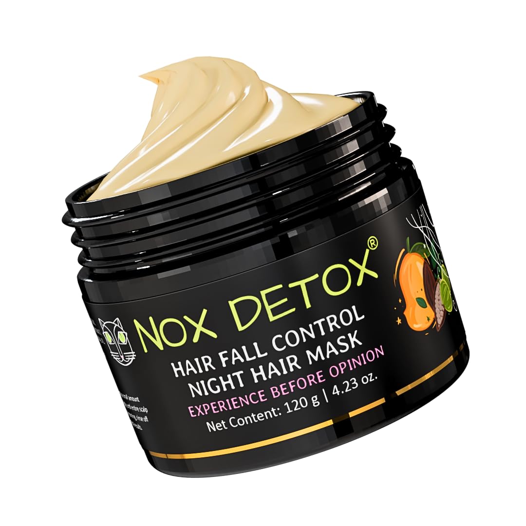 NOX DETOX Hair Fall Control Mask For Men & Women With Rosemary